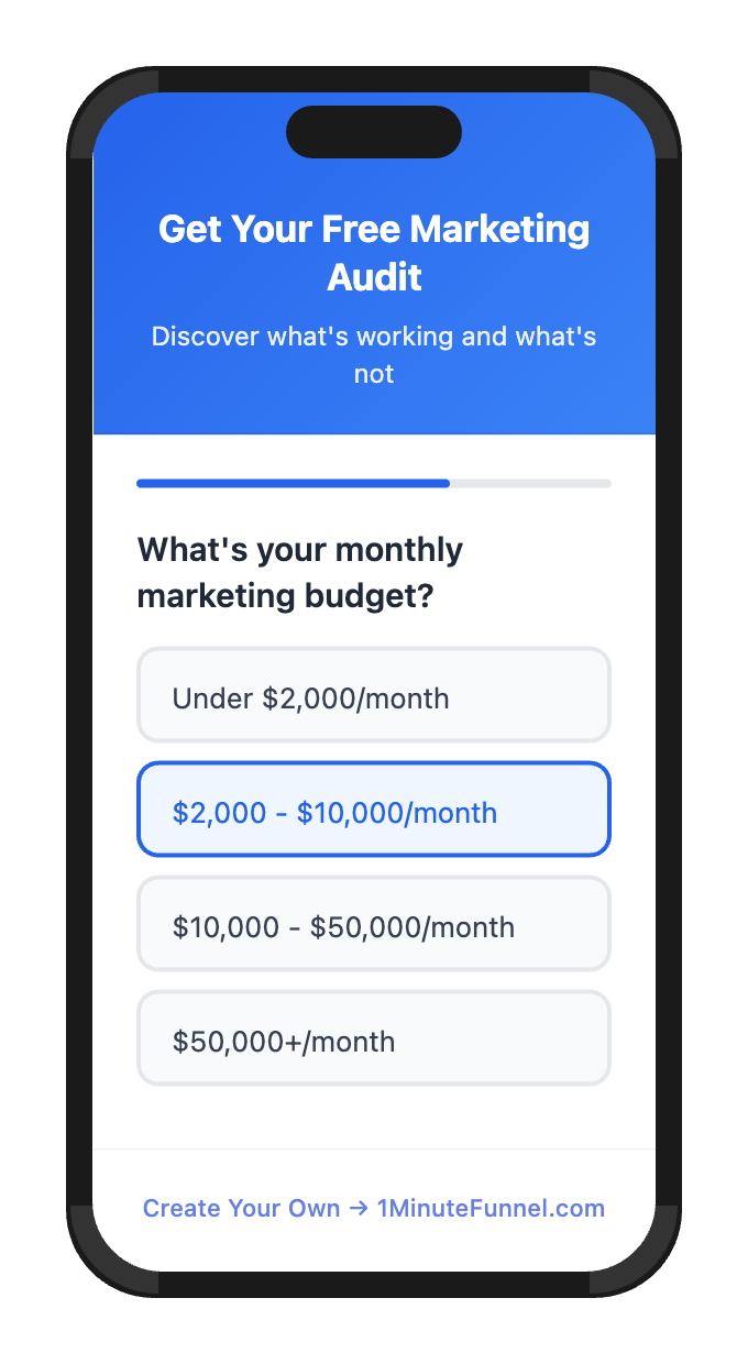 Lead quiz for Agency Owners